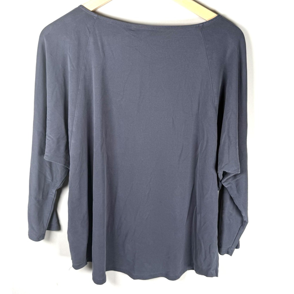 Cable & Gauge Womens Tunic Top Size XL Gray Dolman Sleeve Base Capsule‎ - Picture 5 of 8